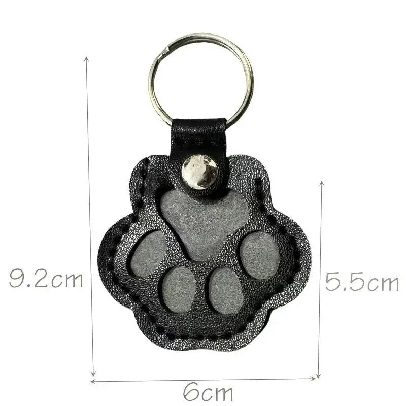 Pets Atelier | Memorial Leather Pet Hair Storage Keychain