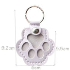Pets Atelier | Memorial Leather Pet Hair Storage Keychain