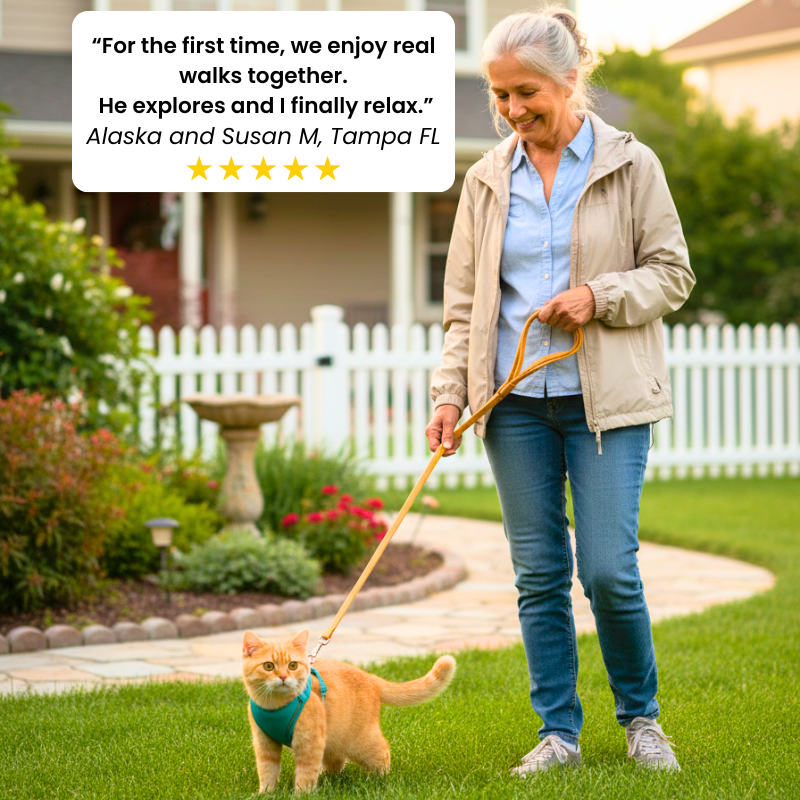 Pawras Escape-proof Cat Harness + Leash