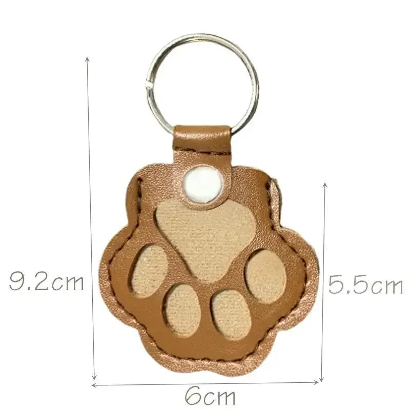 Pets Atelier | Memorial Leather Pet Hair Storage Keychain