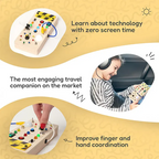 Montessori Wooden LED Busy Switch Board