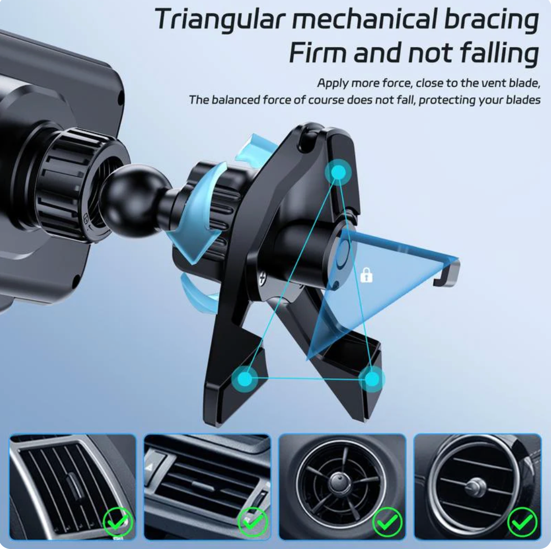 Wireless Charging Rotating Car Mount