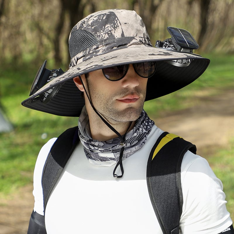 ShopPaya Solar Fan Hat