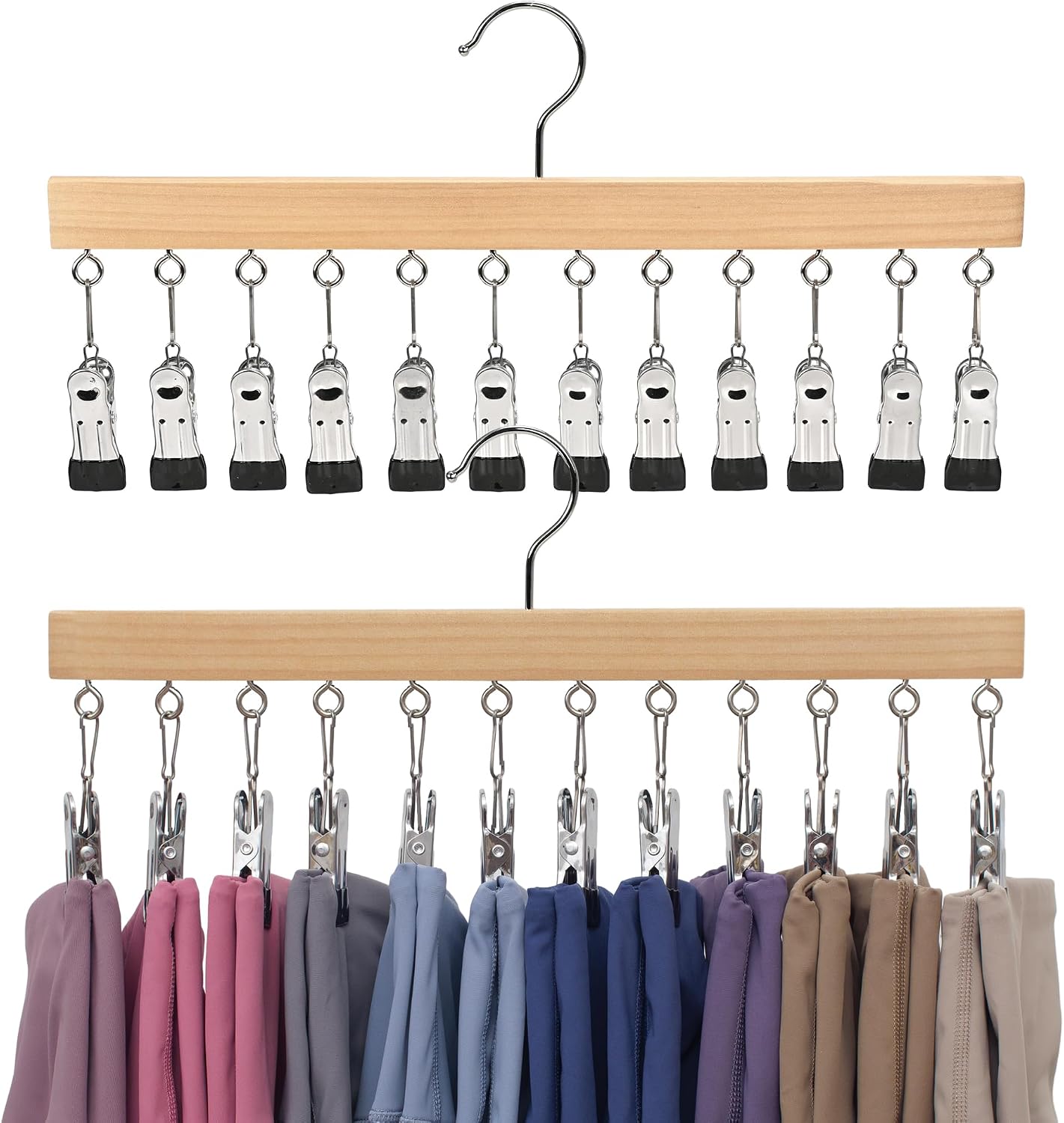 Submarinen Wooden Hat Hanger Closet Organizer