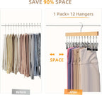 Submarinen Wooden Hat Hanger Closet Organizer 4
