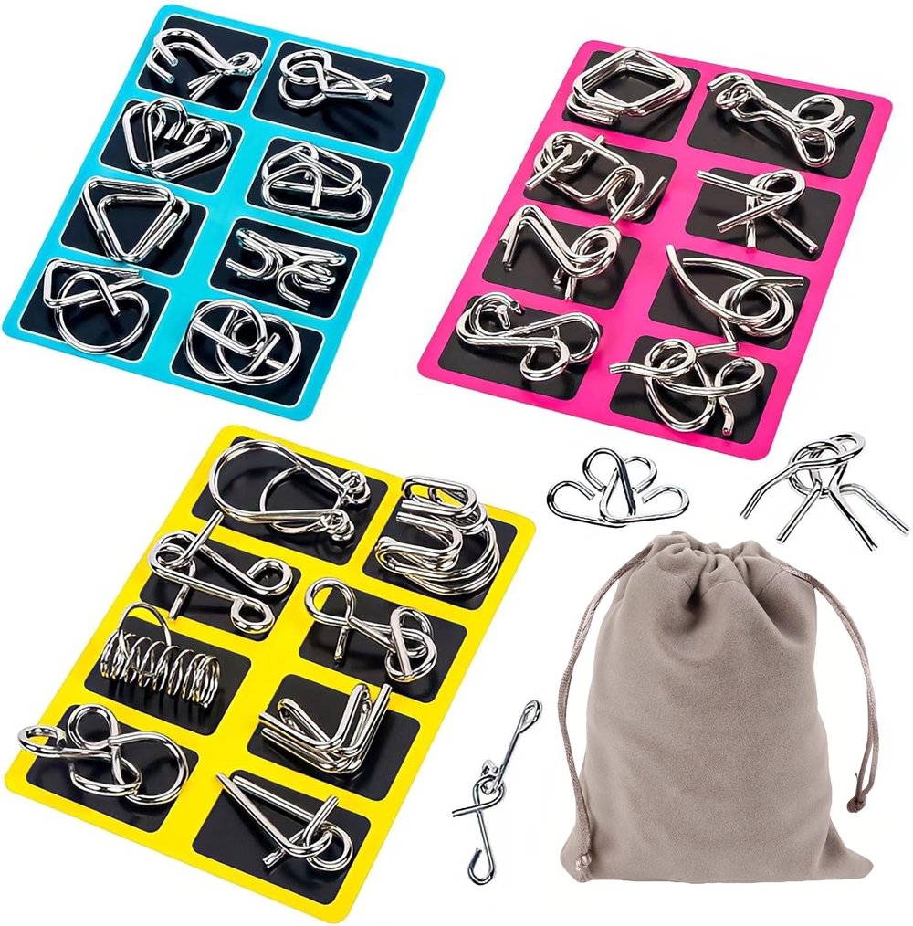 Superioir Metal Montessori Puzzle Solving - 24PCS