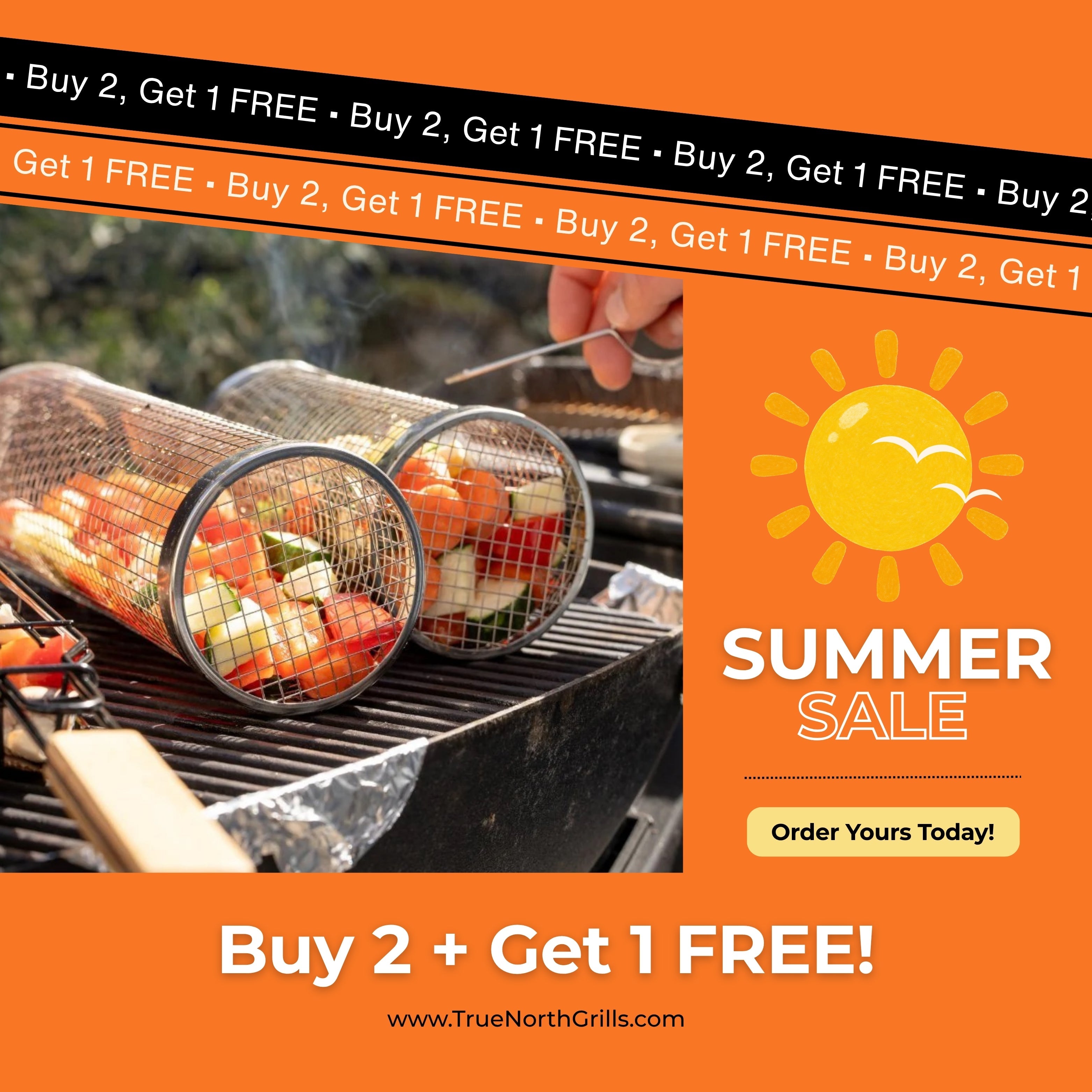 True North Grills Gourmet Basket 2.0