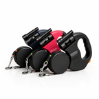 The Fur Lounge Dual Dog Leash with Anti-Tangle Rotation