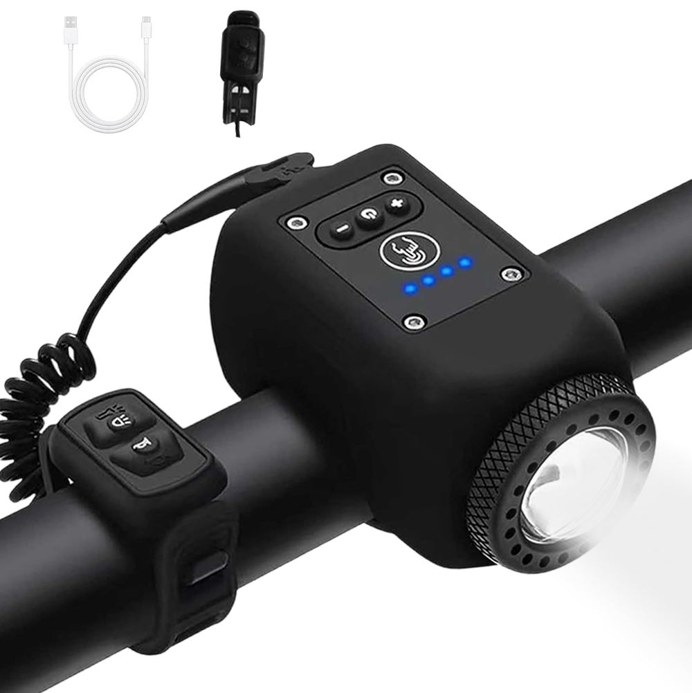 Torkeen Bike Electronic Horn with Large Range Floodlight