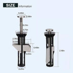 Vexlavoshop Heavy Duty Toilet Seat Fastener Bolt kit - SIZE
