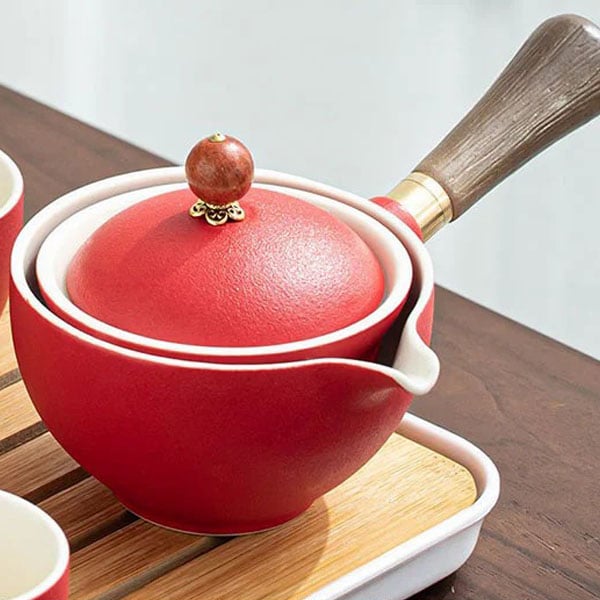 Boothcosly 360° Rotation Tea Maker