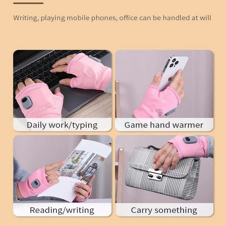 (🌲Early Christmas Sale- 49% OFF) USB Adjustable heating gloves with digital display