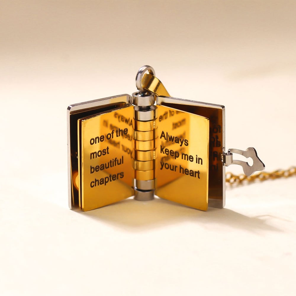 Preliminaryt The Most Beautiful Chapter Book Necklace For Granddaughter and daughter