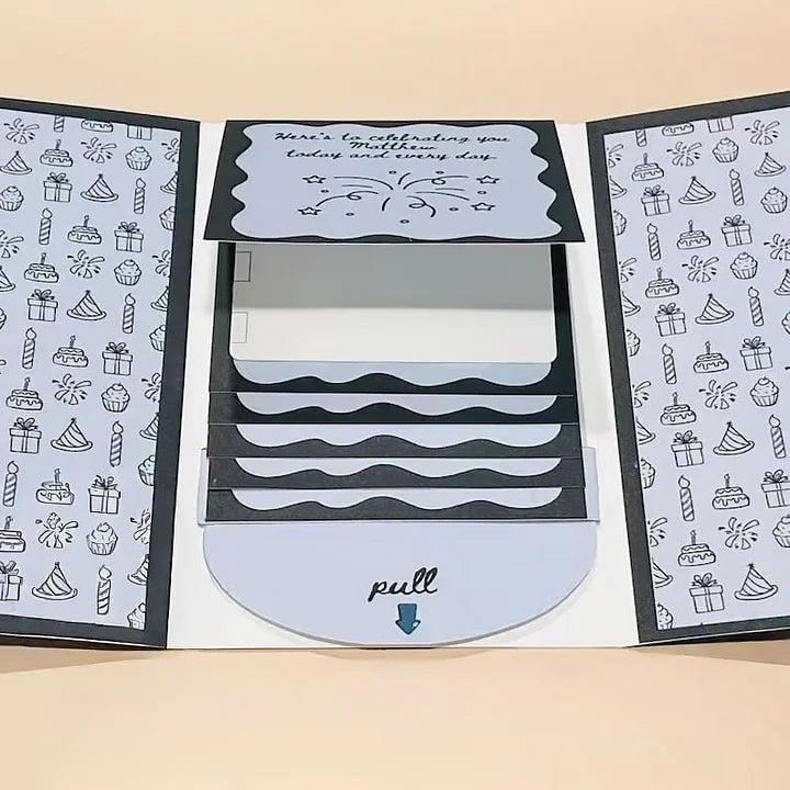 (🎄Early Christmas Sale - 49% OFF) Handmade Waterfall Christmas Gift Card Booklet