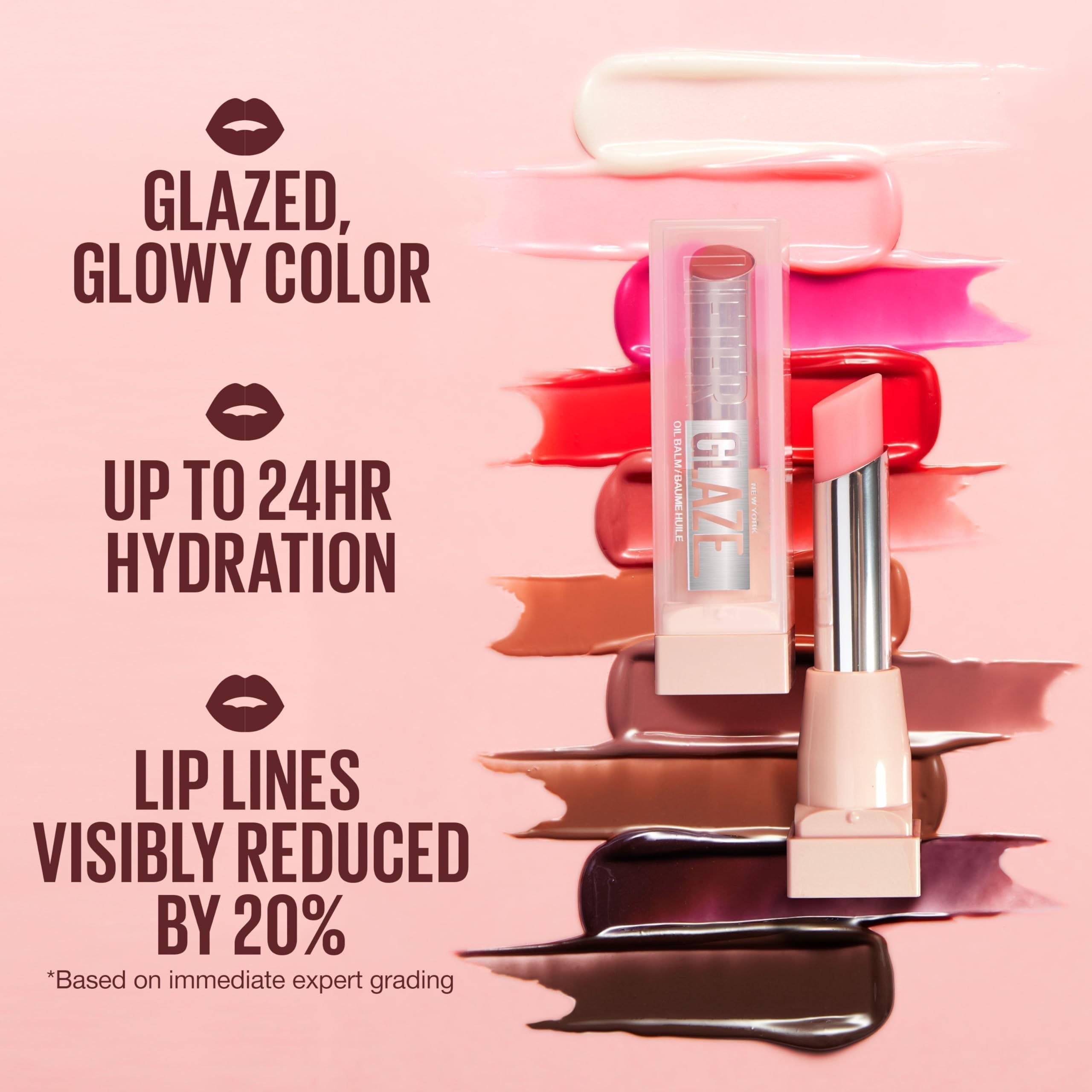 Shoplarke Hydrating Glaze Lip Balm – Non-Sticky Shine with Hyaluronic Acid