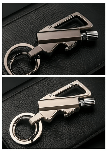 Meonsopoli Permanent Match Infinity Lighter with Multitool Keychain Bottle Opener
