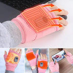 (🌲Early Christmas Sale- 49% OFF) USB Adjustable heating gloves with digital display