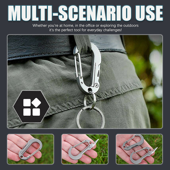 (🔥Early Christmas Sale- 49% OFF) Multifunctional Titanium Alloy Keychain