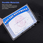 ShopPaya Clear PVC Card Sleeves