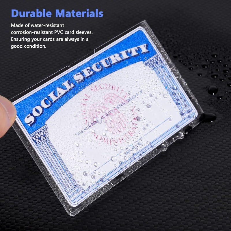 ShopPaya Clear PVC Card Sleeves