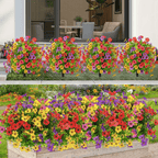 Ahlwo Outdoor/Indoor UV Resistant & Waterproof Artificial Flower Decor