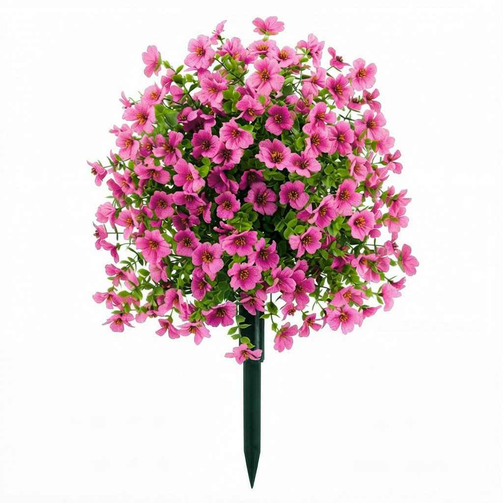 Ahlwo Outdoor/Indoor UV Resistant & Waterproof Artificial Flower Decor