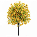 Ahlwo Outdoor/Indoor UV Resistant & Waterproof Artificial Flower Decor