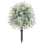 Ahlwo Outdoor/Indoor UV Resistant & Waterproof Artificial Flower Decor
