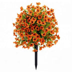 Ahlwo Outdoor/Indoor UV Resistant & Waterproof Artificial Flower Decor
