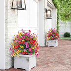 Ahlwo Outdoor/Indoor UV Resistant & Waterproof Artificial Flower Decor