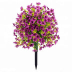 Ahlwo Outdoor/Indoor UV Resistant & Waterproof Artificial Flower Decor