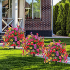 Ahlwo Outdoor/Indoor UV Resistant & Waterproof Artificial Flower Decor