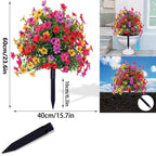 Ahlwo Outdoor/Indoor UV Resistant & Waterproof Artificial Flower Decor