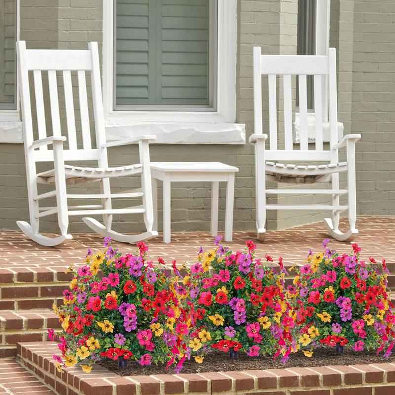 Ahlwo Outdoor/Indoor UV Resistant & Waterproof Artificial Flower Decor