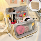Doresty Standing Makeup Bag – Portable, Large Capacity