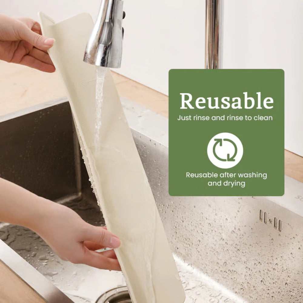 Kitchen Sink Splash Guard - Keep Your Counter Dry & Clean