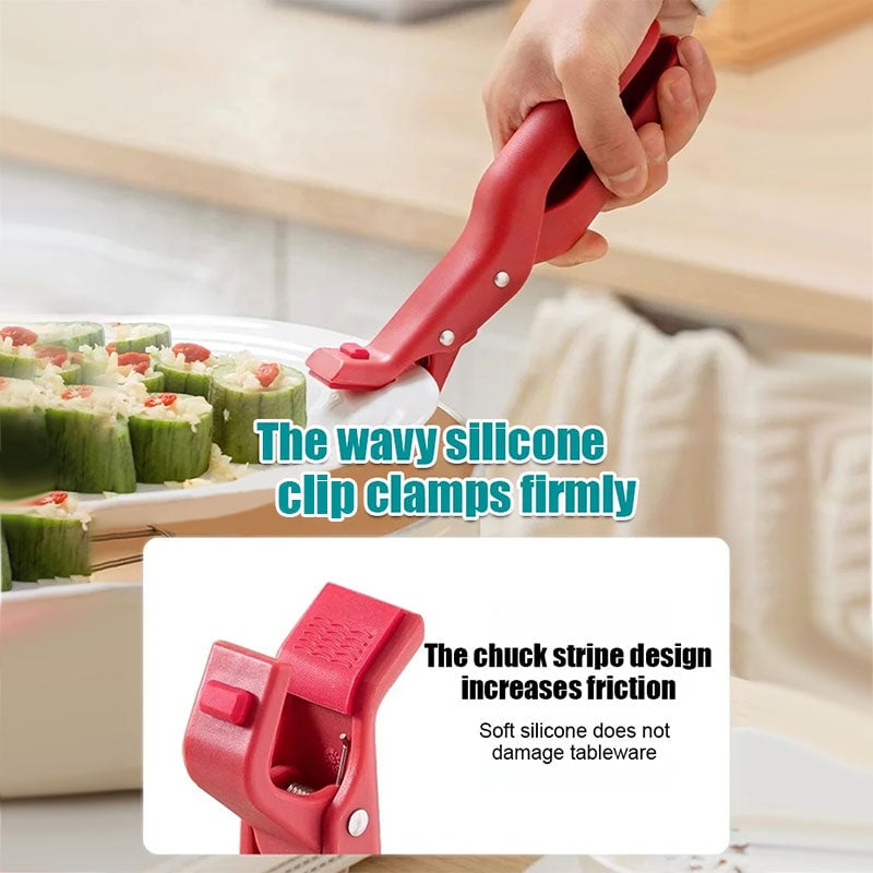 Shoplarke Multi-Purpose Anti-Scald Bowl Holder Clip for Kitchen
