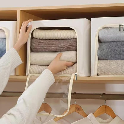 Atsworkshop™ Extra-Large Foldable Fabric Storage Bins