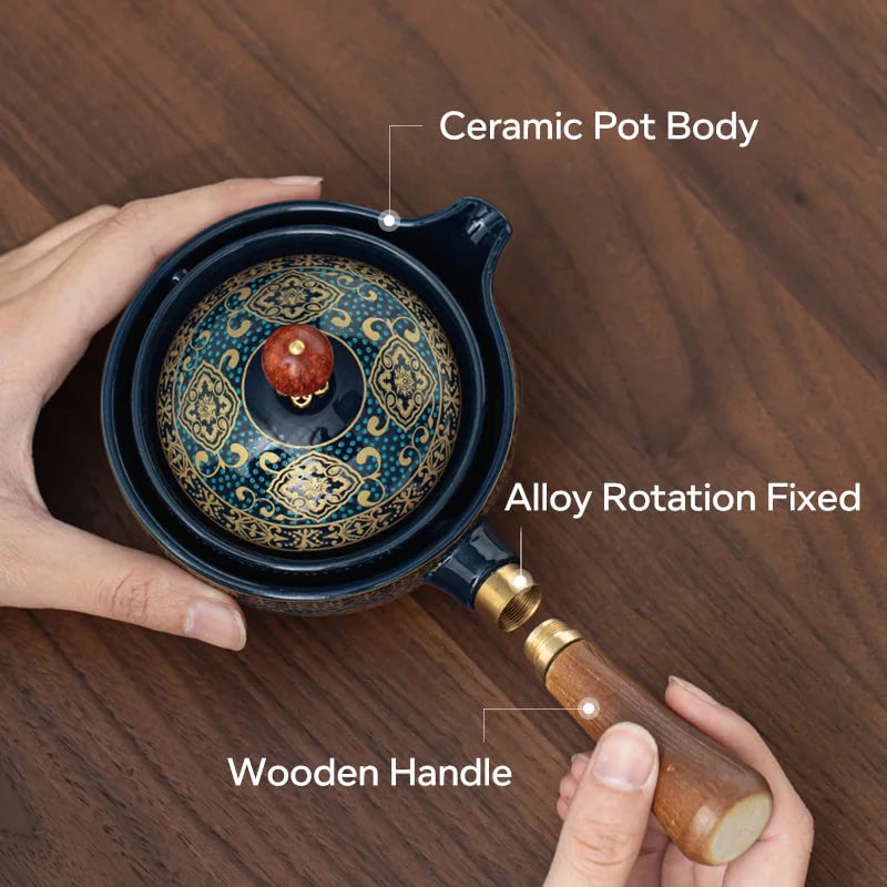 Boothcosly 360° Rotation Tea Maker