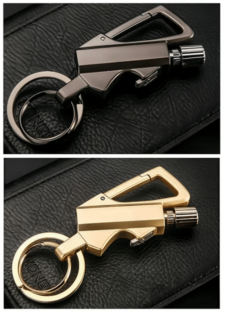 Meonsopoli Permanent Match Infinity Lighter with Multitool Keychain Bottle Opener