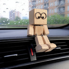Mary Ackerman Shop Shaking Feet Wooden Doll - Sways with 12 Pcs Magnetic Expressions