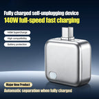 Comprisely Smart Auto Stop Charging Protector - AI Auto Disconnect 140W Fast Charger | Overcharge Protection for iPhone & Android