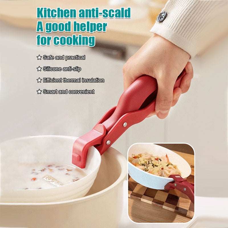 Shoplarke Multi-Purpose Anti-Scald Bowl Holder Clip for Kitchen