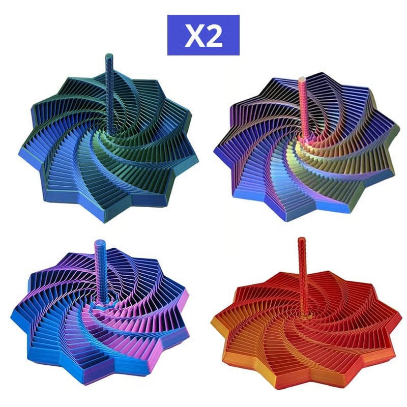 3D Printed Handheld Star Sensory Fidget Toy