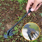Gardinea Weed Pulling Tool Uprooting Weeding Tool, Multifunctional Weeder Puller Tool with 4 Teeth