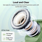 Quotationy 5-in-1 Wireless Induction Speaker Stand – Portable Desk Phone Holder with Emergency Power Bank & Colorful Ambient Light