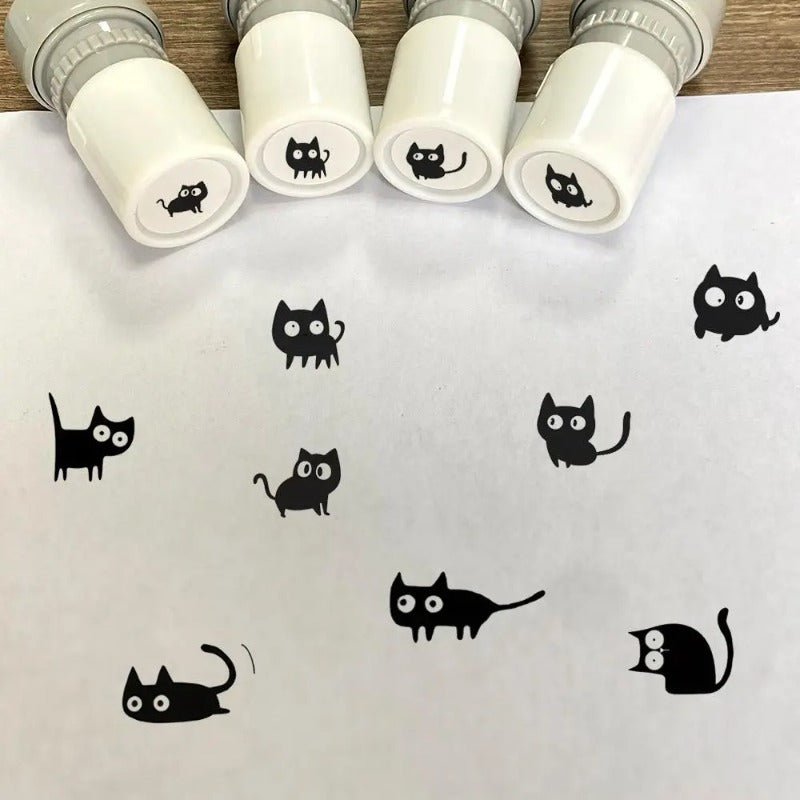 Celery Pets Self-Inking Mini Cat Stamps