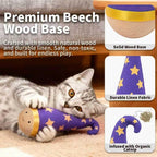 Celery Pets Wooden Wobble Cat Toy