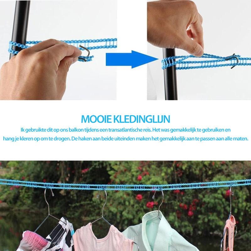 Culminatew Portable Clothesline for Outdoor & Home