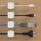 Pleteffect Magnetic Cord Organizer, Easy Secure Adhesive Cable Management